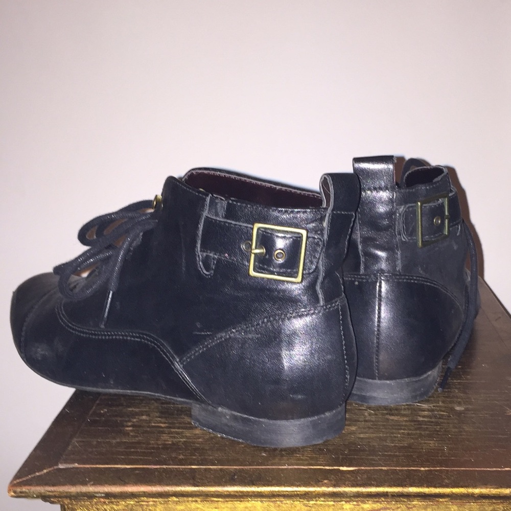 Clark's Indigo Leather Booties - Picture 3 of 4